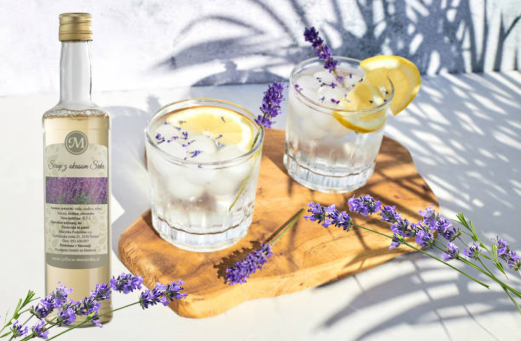 Osvežilni sivkin sirup za limonade