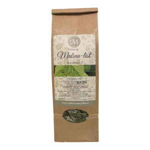 Malina čaj – 100 % naravni zeliščni čaj iz posušenih malinovih listov, primeren za pripravo dobre čajne mešanice, z blagim oreškastim okusom.