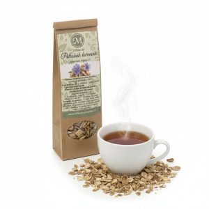 Potrošniki korenina čaj – 100 % naravni zeliščni čaj posušene korenine potrošnika, primeren za pripravo dobre čajne mešanice, z blagim zemeljskim okusom.