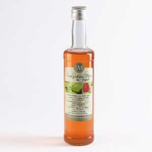 Sirup z okusom bezga in jagode v steklenici, 0,5 l