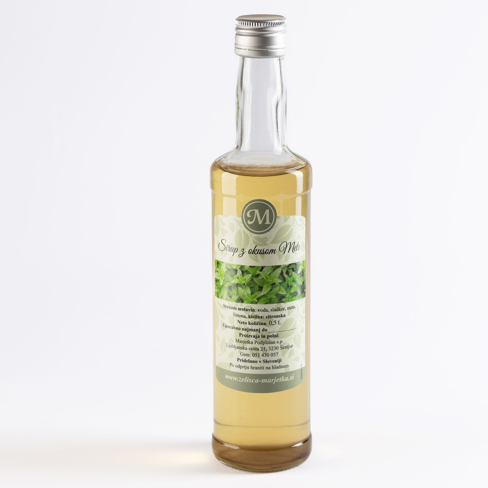Metin sirup 0,5 L v steklenici