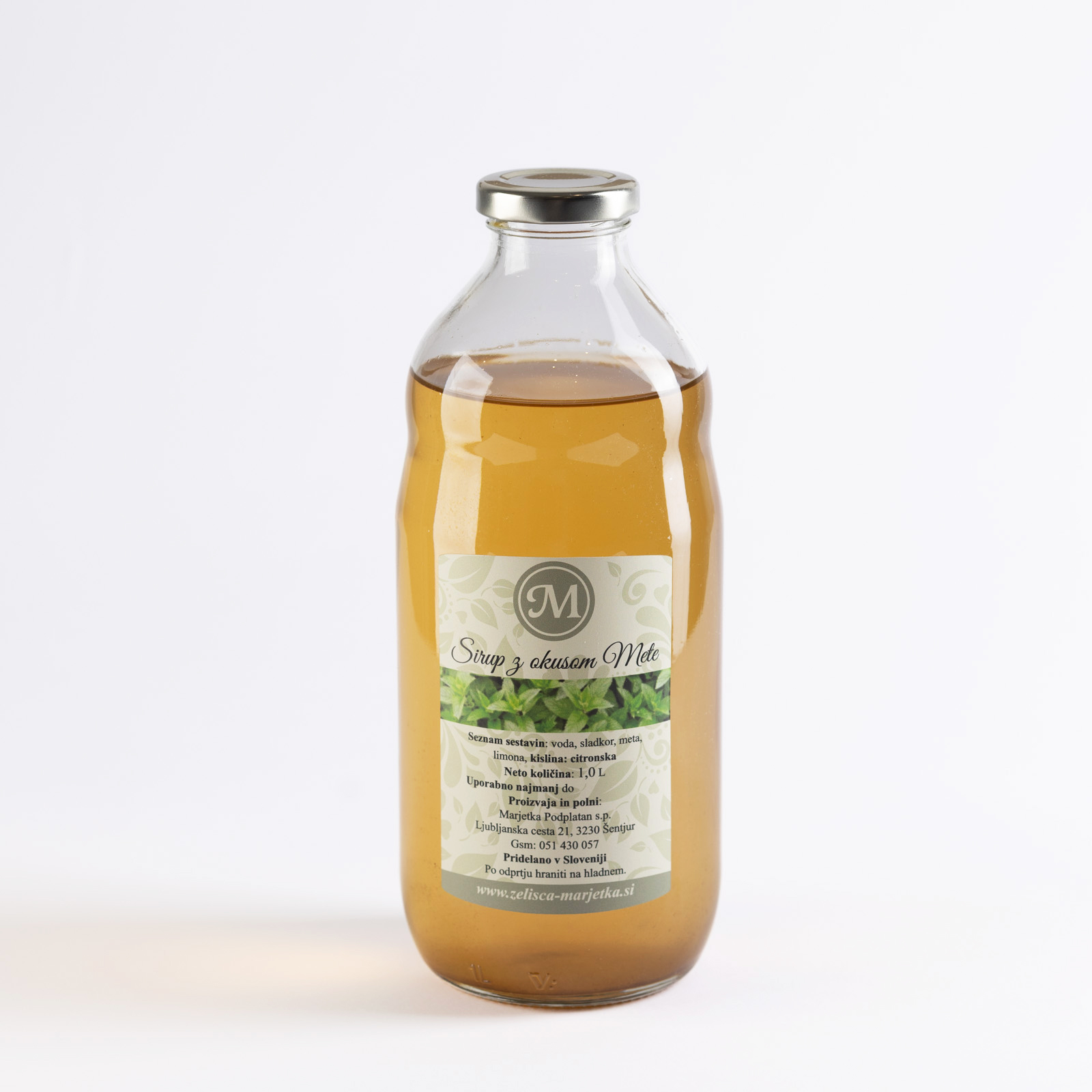 Metin sirup 1 L v steklenici