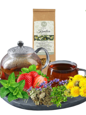 Naravni zeliščni in sadni čaji iz Slovenije v skodelici, ročno pripravljeni iz zelišč in sadežev brez umetnih dodatkov