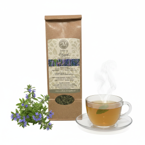 Ožepek čaj – 100 % naravni zeliščni čaj iz posušenih listov in cvetov ožepka, primeren za pripravo dobre čajne mešanice, z rahlo pikantnim okusom.